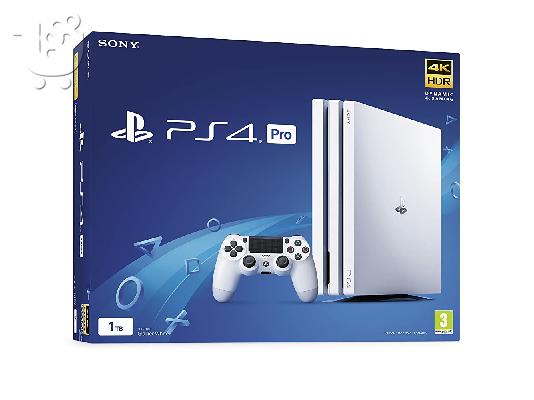 PoulaTo: Sony PlayStation 4 Pro 1TB Λευκό (PS4) Νέο πρωτότυπο